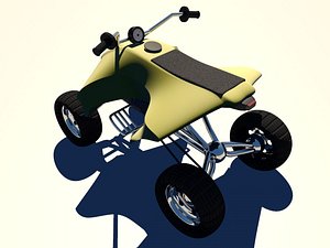 3d yamaha yfz atv quad model