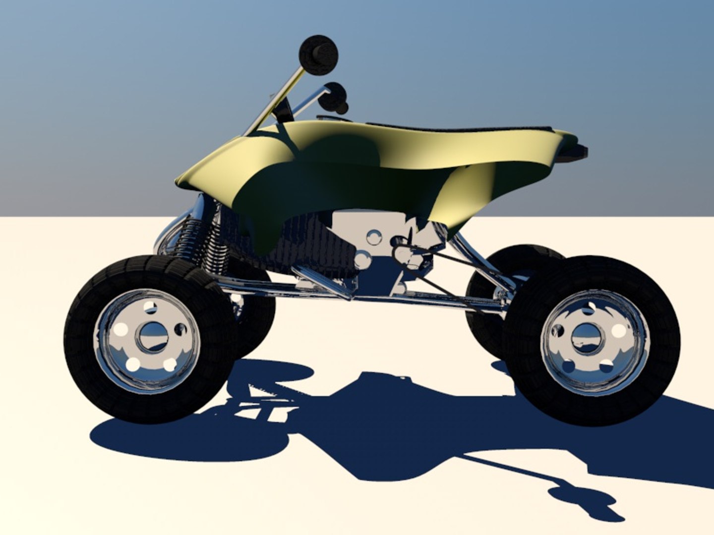 3d Yamaha Yfz Atv Quad Model