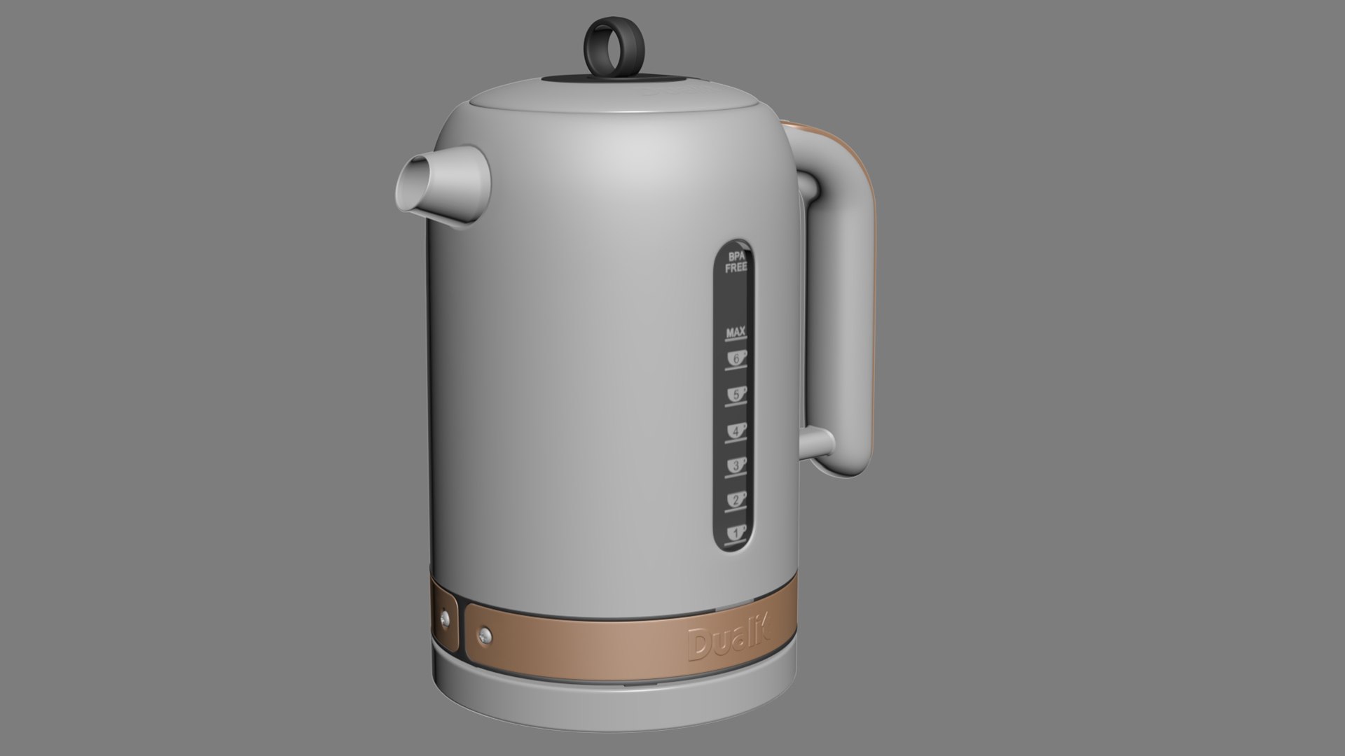 Dualit Classic Kettle 3D Model TurboSquid 2151516
