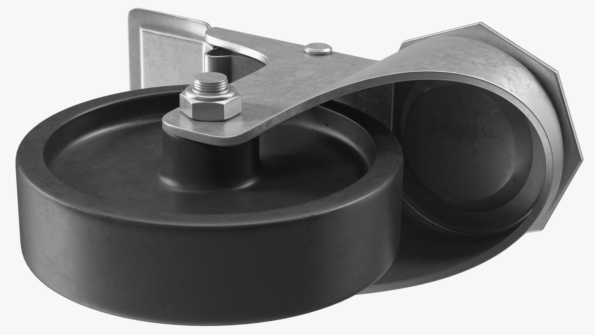 Swivel Threaded Stem Caster with Brake model - TurboSquid 1788409