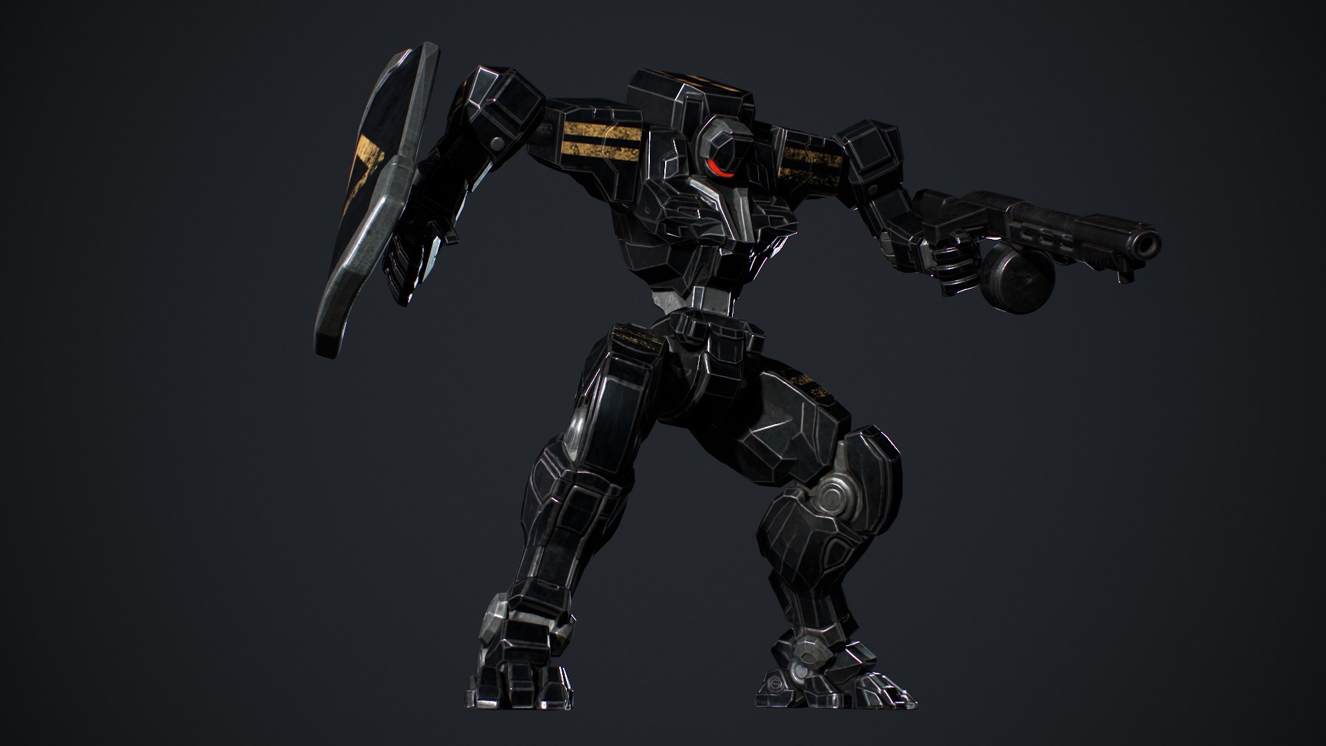 3D Mech Tank Model - TurboSquid 2433001