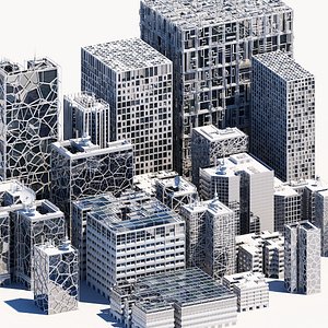 skyscrapers building 3D