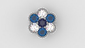 High-Quality Flower Earring