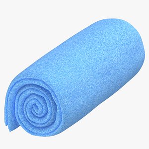 Prop 21 Rolled Towels Blue Single 3D model