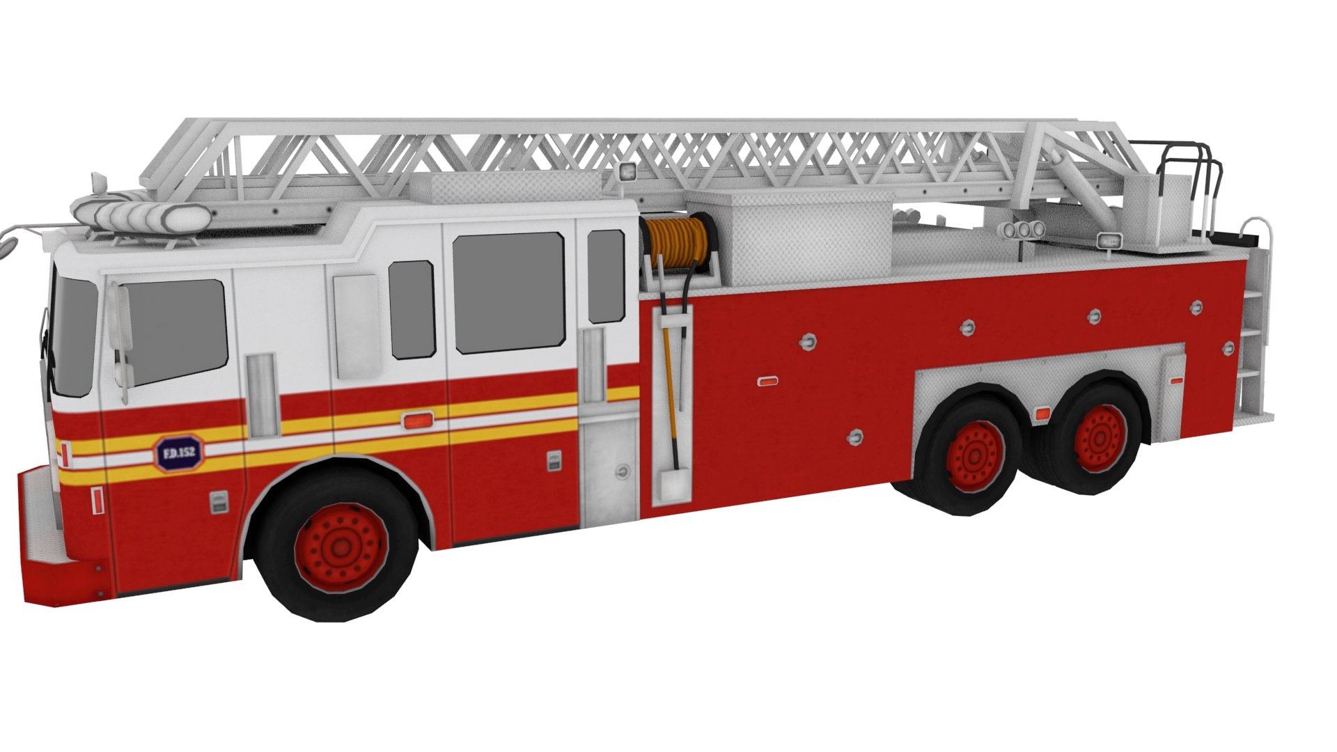 3D Fire Truck Vehicle - TurboSquid 2235219