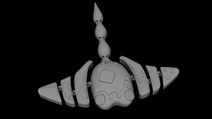Stingray Articulated toys 3D