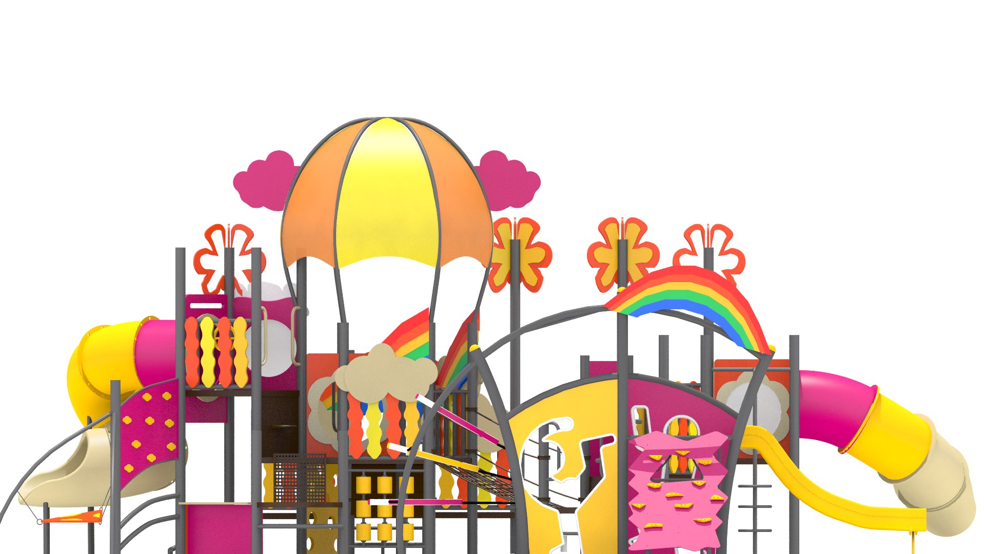 Rainbow Playground 3D TurboSquid 1779208