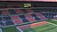 Estádio de futebol americano - alto nível de detalhes