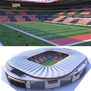 football stadium ball 3D model