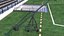 Estádio de futebol americano - alto nível de detalhes