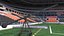 Estádio de futebol americano - alto nível de detalhes