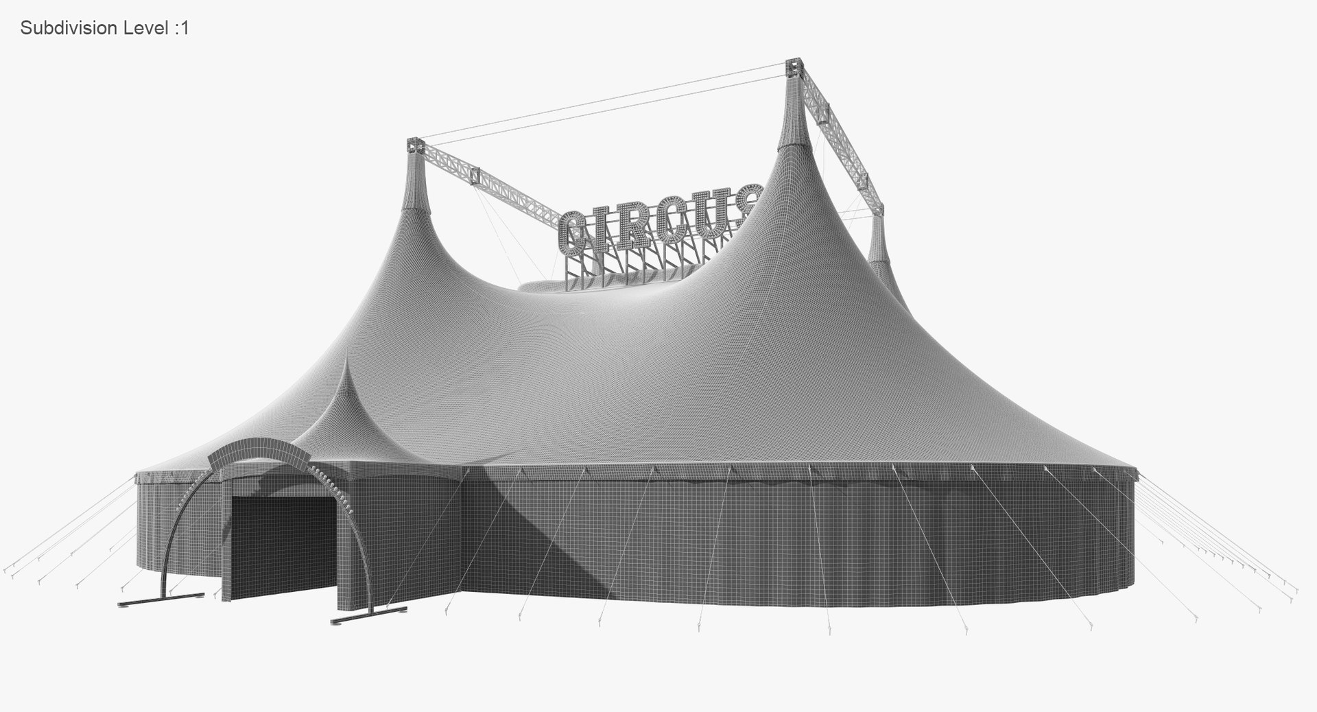 3D circus tent fair model https://p.turbosquid.com/ts-thumb/9E/eqYr96/PaxfKRPY/002/jpg/1582997950/1920x1080/fit_q87/4f70fa321bd7985386680aad992202112ef7f29e/002.jpg