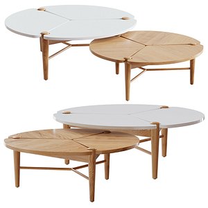 Coffee table Pollus Moveis Zara 3D model