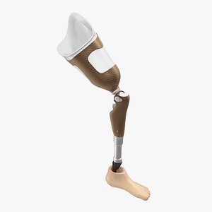 3d max prosthetic leg rigged