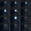 C4D Octane CPU chip core capacitance Scifi Circuit board 2