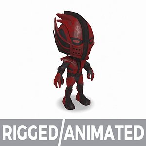 Predator Hero Champ 2 - MOBA MMORPG Character - Rigged and Animated
