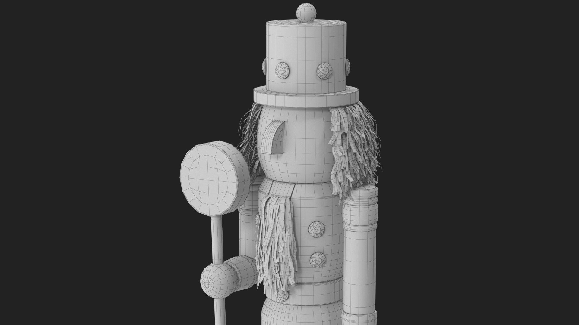 3D Christmas Nutcracker 7 https://p.turbosquid.com/ts-thumb/9E/onmYXk/0C/wireframe_06/jpg/1725685763/1920x1080/fit_q87/6eed9331b29d08b4a30526195b6b0548e247dc01/wireframe_06.jpg