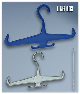 clothes hanger 3d 3ds