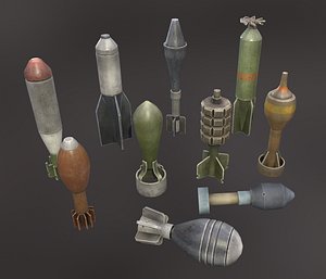 bombs pack 3D model