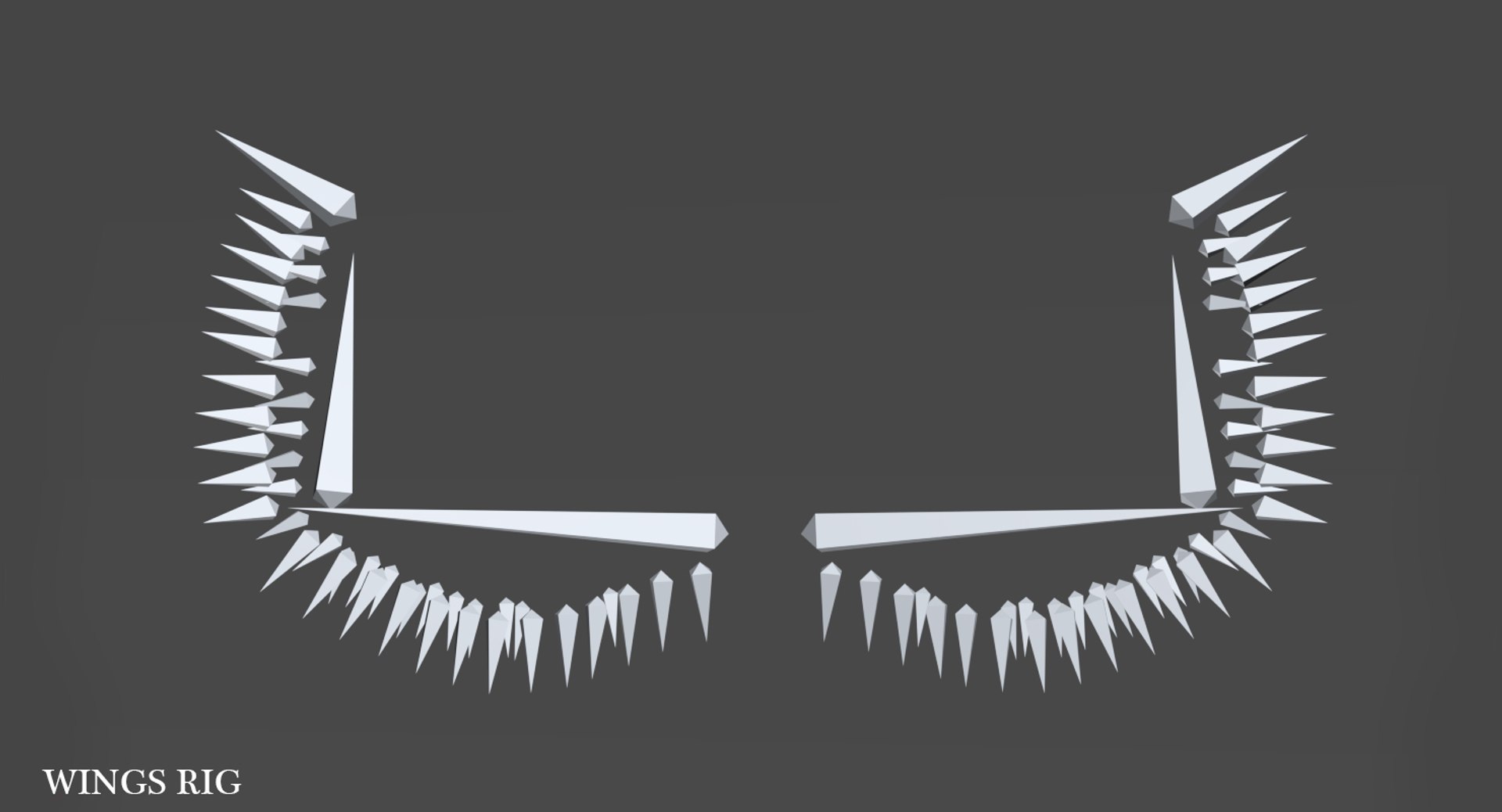 Realistic Angel Wings Rigged 3D - TurboSquid 1282097