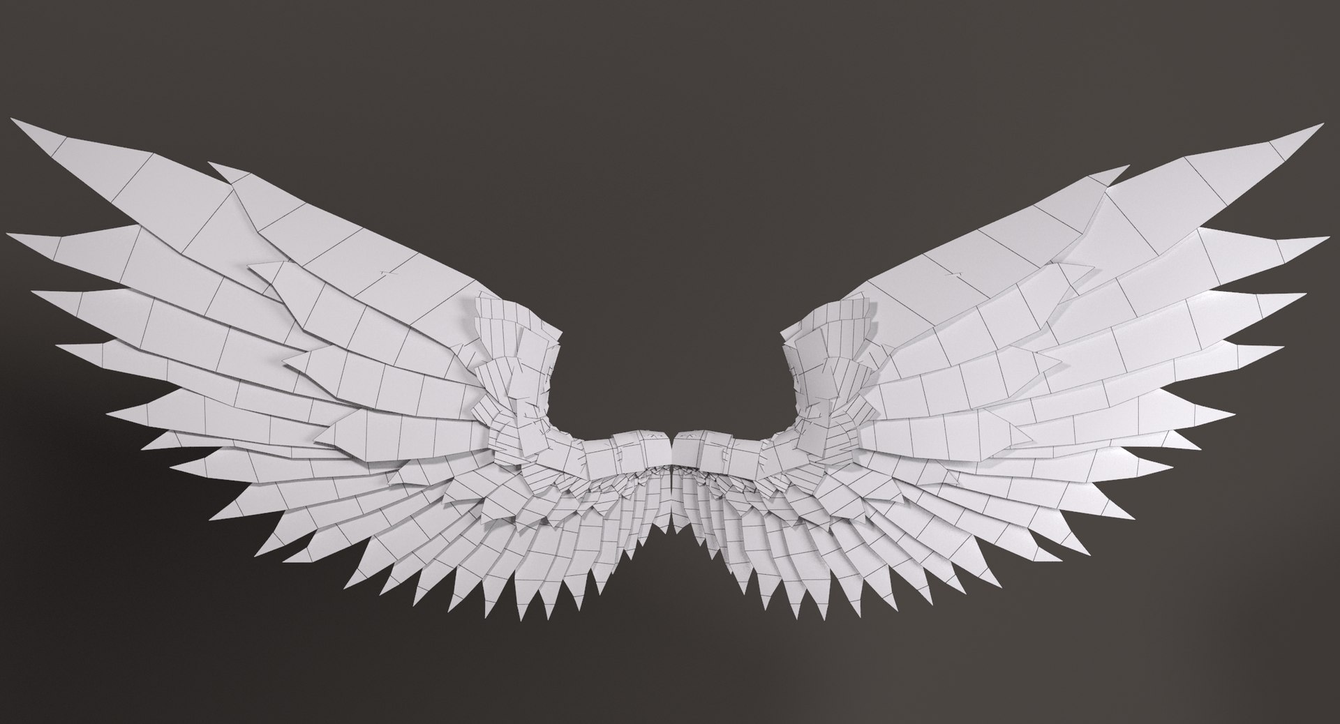 Realistic Angel Wings Rigged 3D - TurboSquid 1282097