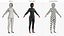 Female Wearing Slim Fit Underwear Suit Black Fur