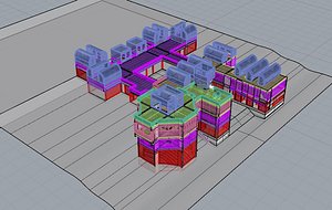 3d model fundacion miro y centro