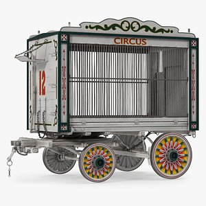 antique circus wagon model