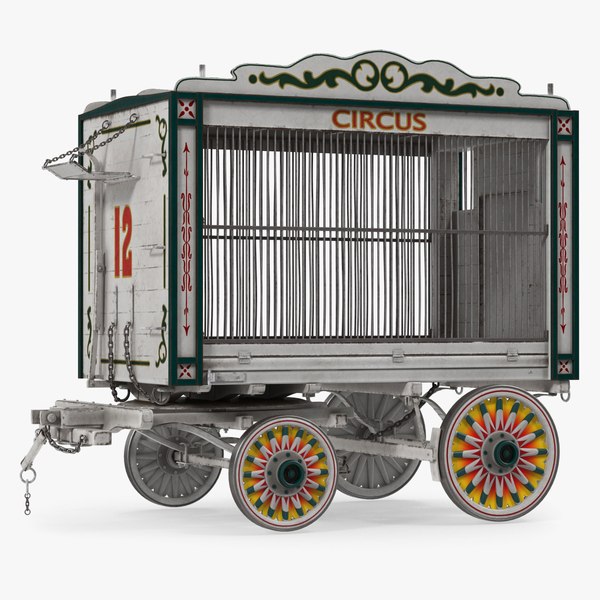 antique circus wagon model