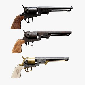 revolver colt 3D model