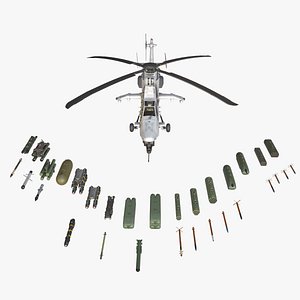 3D EC-665 Tiger HAD Blank Basic Animation model