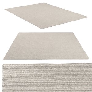 Custom Matra Wool Rug Light Gray