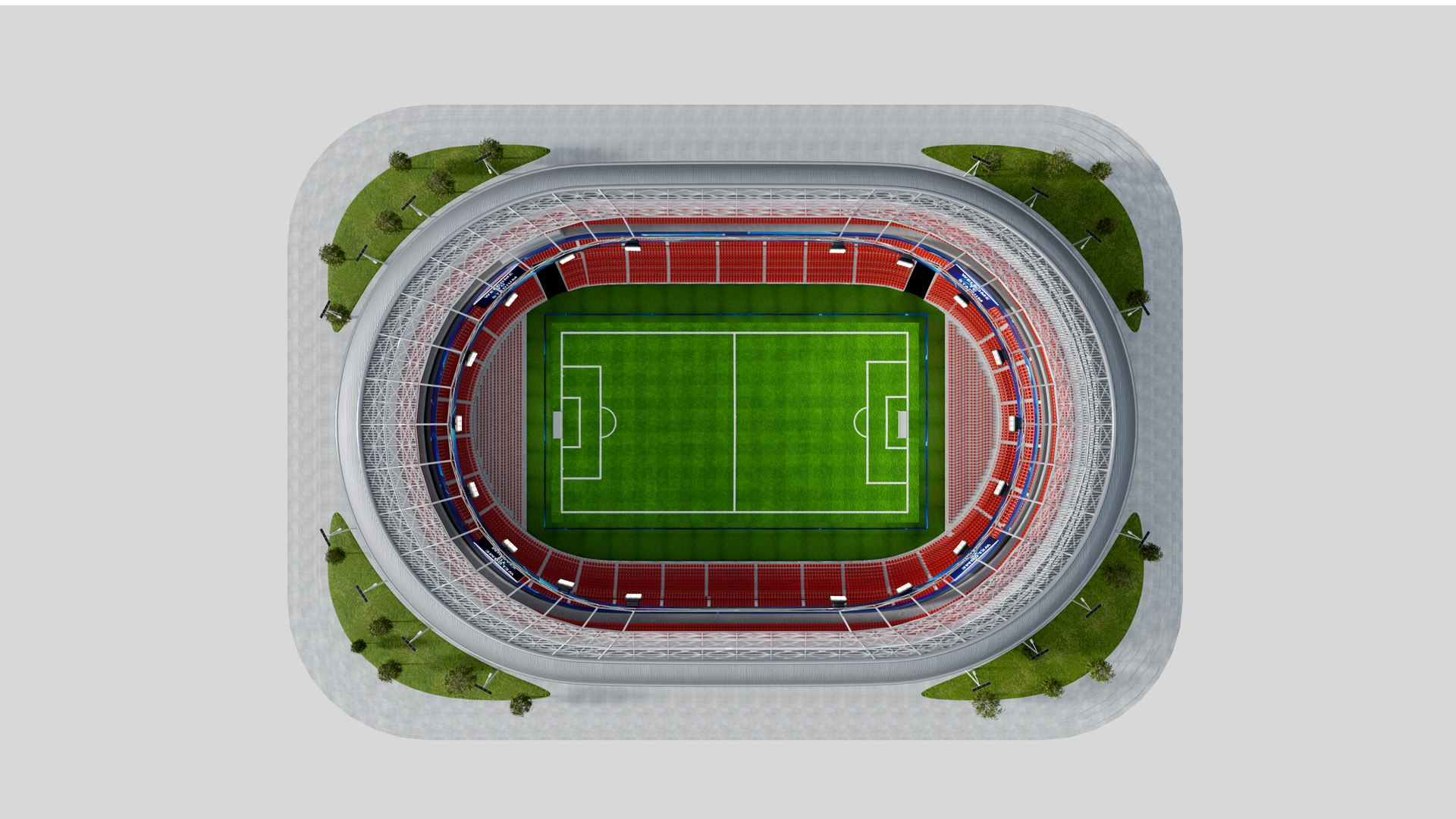 3D Football Arena Model - TurboSquid 2333707