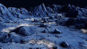 A world of ice  fire 3D model