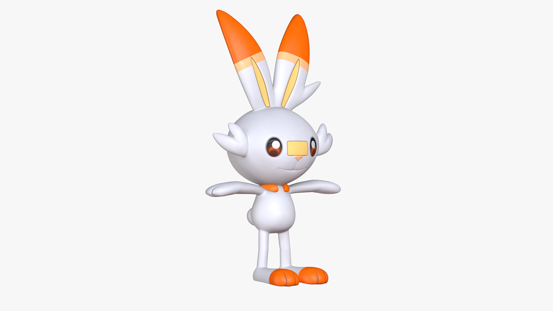 Scorbunny Pokemon Sword Rabbit 8K 3D - TurboSquid 1865357
