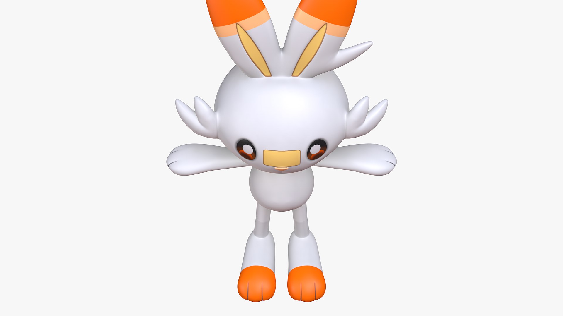 Scorbunny Pokemon Sword Rabbit 8K 3D - TurboSquid 1865357