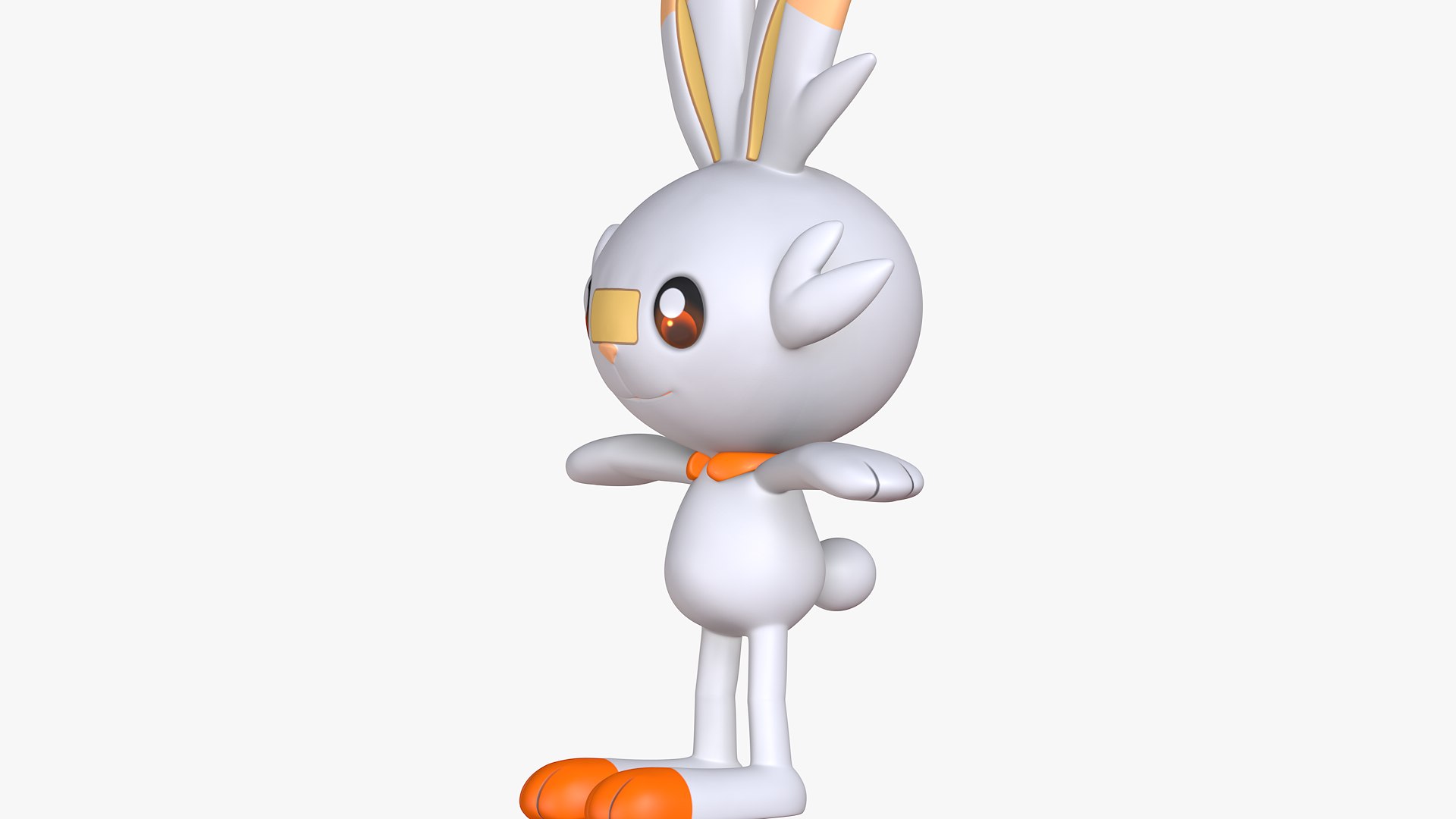 Scorbunny Pokemon Sword Rabbit 8K 3D - TurboSquid 1865357