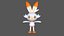 Scorbunny Pokemon Sword Rabbit 8K 3D