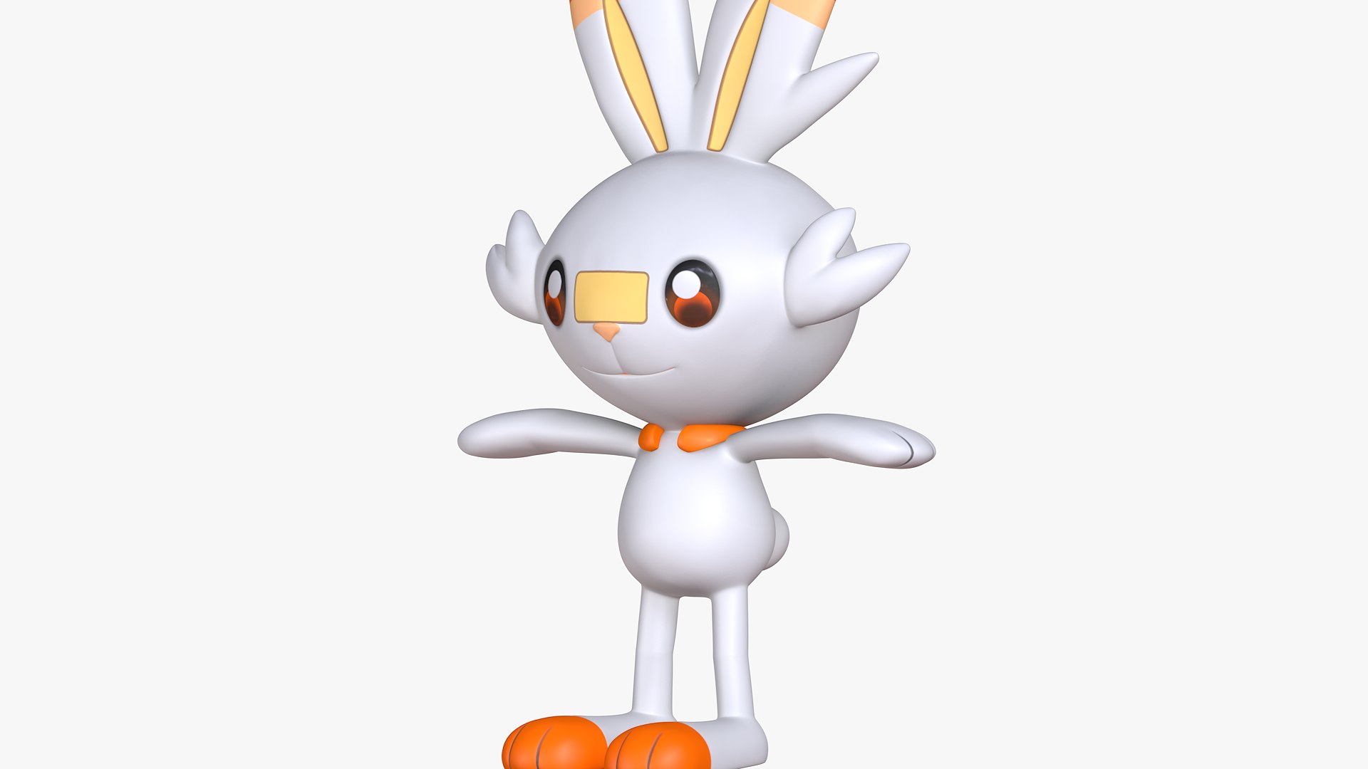 Scorbunny Pokemon Sword Rabbit 8K 3D - TurboSquid 1865357