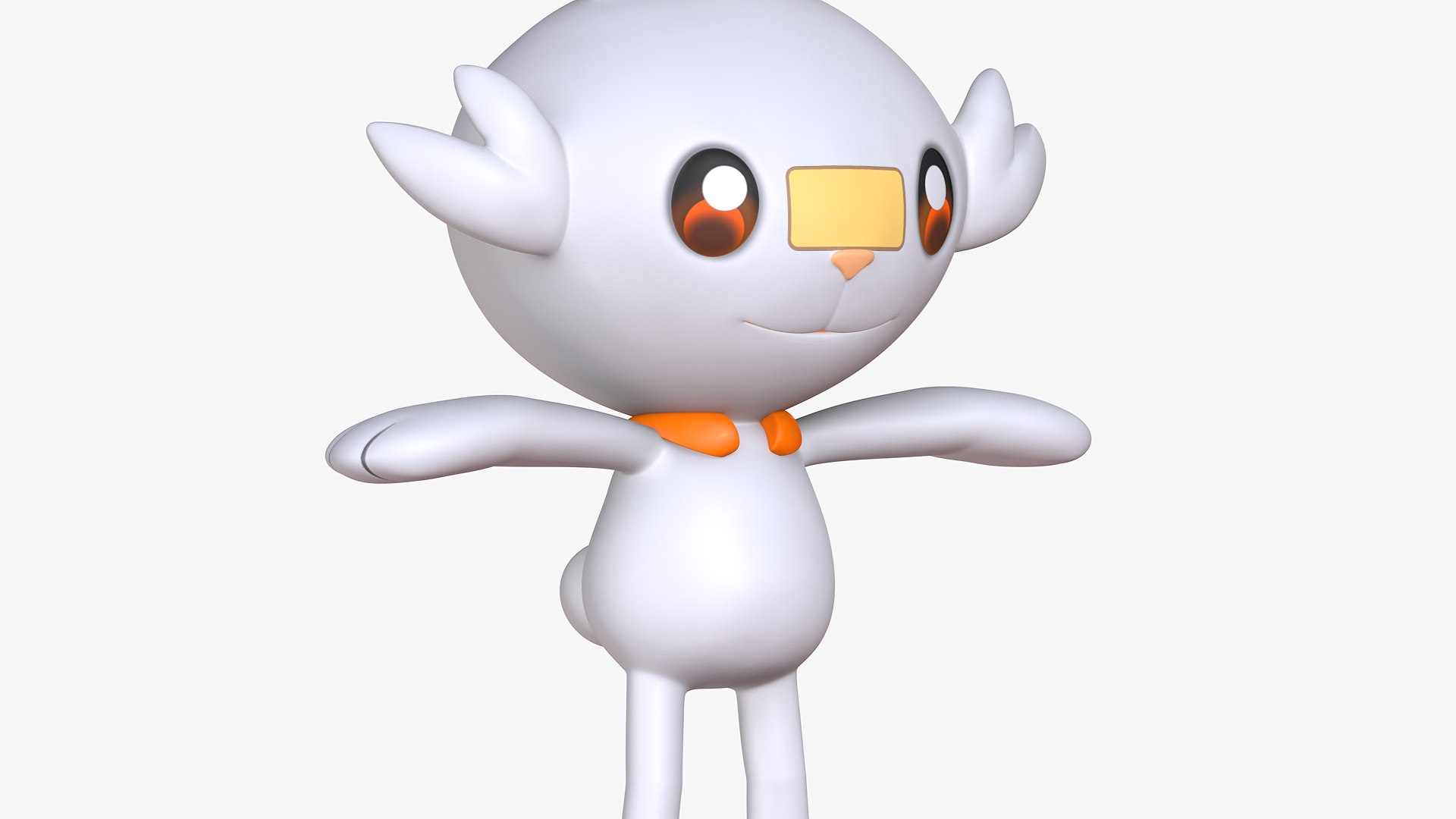 Scorbunny Pokemon Sword Rabbit 8K 3D - TurboSquid 1865357
