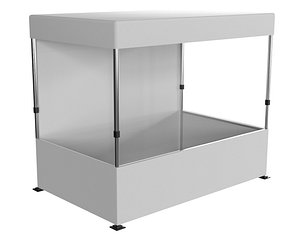 3D model Display Tent PBR 1