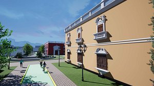 3D model CENTRO CULTURAL TRUJILLO - PERU, CLUB LIBERTAD