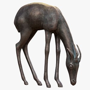 3D Capreolus Bronze model
