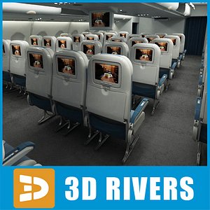 max airbus economy class interior