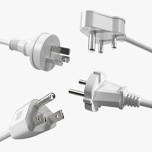 Electric Plugs Collection 2 3D model