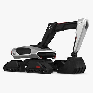 Futuristic Excavator Machine New model