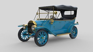 Generic Brass Era Touring Car 1910 3D model