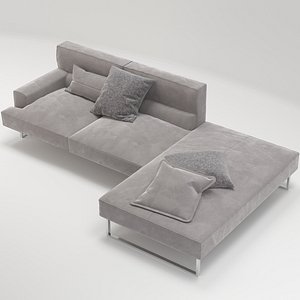 sofa couch furniture 3D model