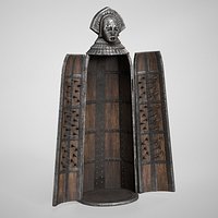 Medieval Iron Maiden - Wooden Torture Chamber