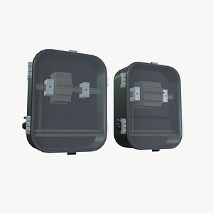 3D Meter Box model